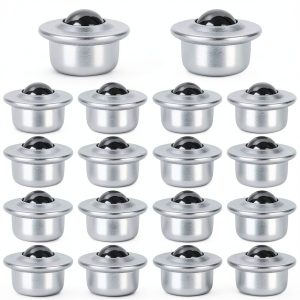 5/8 Inch Roller Ball Transfer Bearings Ziqi Carbon Steel 20pcs Casters-0