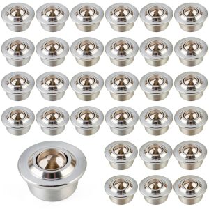 5/8" Roller Ball Transfer Bearing by KoMvzyl 30pcs Carbon Steel, 44lb-0