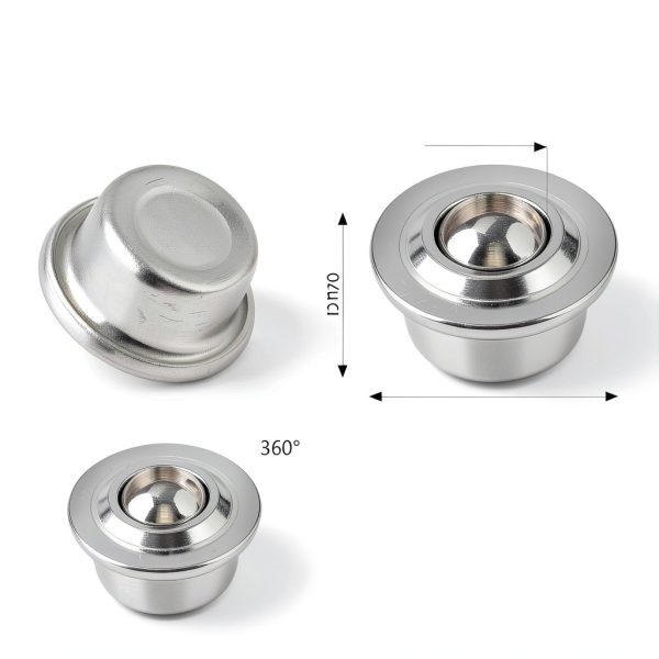 5/8" Roller Ball Transfer Bearing by KoMvzyl 30pcs Carbon Steel, 44lb-1