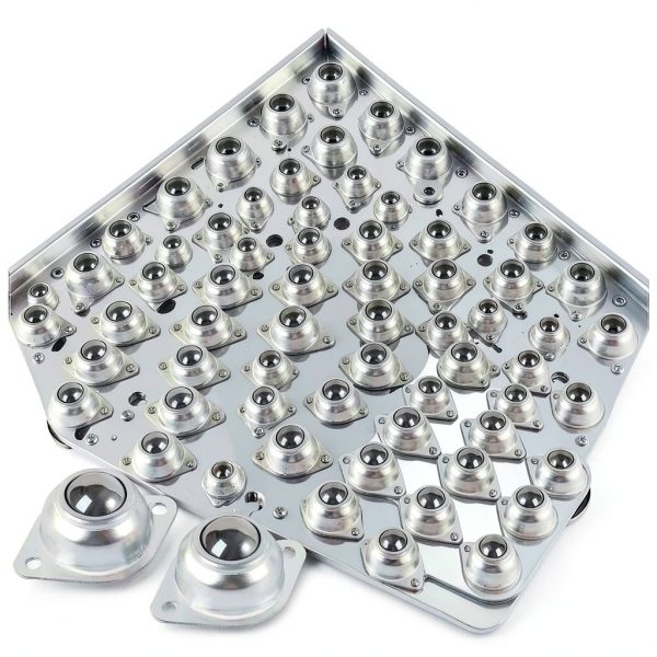 1” Roller Ball Transfer Bearings Hiprecky 16Pcs 400lb Carbon Steel-5