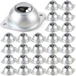 32 PCS 1 Inch Roller Ball Transfer Bearing SENENQU Steel 400lb-0