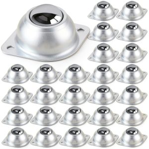 32 PCS 1 Inch Roller Ball Transfer Bearing SENENQU Steel 400lb-0