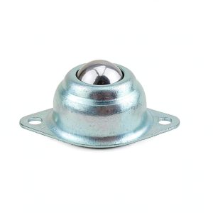 TOVOT 4PCS 5/8" Steel Ball Bearing Flange Mounted Transfer Bearing CY-15A Roller Balls Bearing Rollers Two Hole Mounted Load 44lbs-0