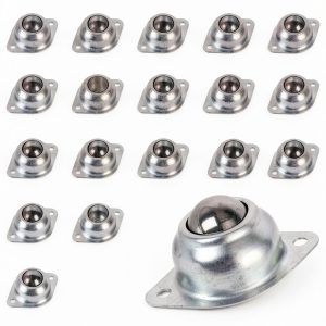 1” Roller Ball Transfer Bearings Hiprecky 16Pcs 400lb Carbon Steel-0