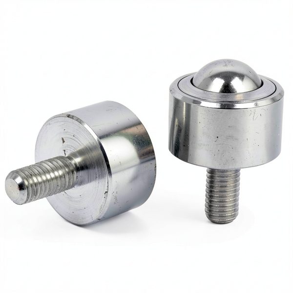 Ball Caster Roller Transfer Bearing - Conveyor Ball Transfer Appliance Caster Transmission 5/8 Inch M8,Thread Stem,Metal Industrial Bearing Steel & Carbon Steel,528 Lbs Total Load Capacity,Set of 6-1