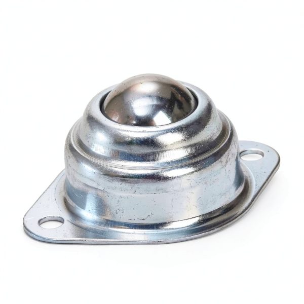 Yarlung 20 Pack 1 Inch Roller Ball Transfer Bearings, Carbon Steel Swivel Ball Casters Two-Hole Screw Mounted Ball Transfer Unit for Roller Stand, Conveyor, Transmission-1