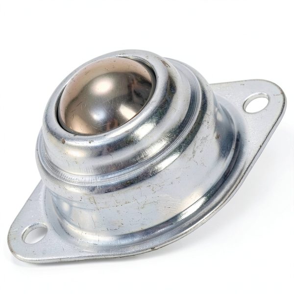 Yarlung 20 Pack 1 Inch Roller Ball Transfer Bearings, Carbon Steel Swivel Ball Casters Two-Hole Screw Mounted Ball Transfer Unit for Roller Stand, Conveyor, Transmission-3