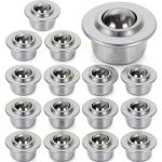 16PCS 5/8" Roller Ball Transfer Bearings CY-15H Carbon Steel Ball-0