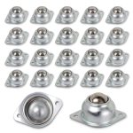 1” Roller Ball Transfer Bearings OLEWELL 20Pcs 360° 400lb Casters-0
