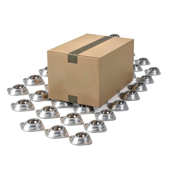 1” Roller Ball Transfer Bearings OLEWELL 20Pcs 360° 400lb Casters-5