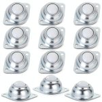 12PCS 1" Ball Bearing Rollers Nylon Transfer LANIAKEA 360 Wheel-0