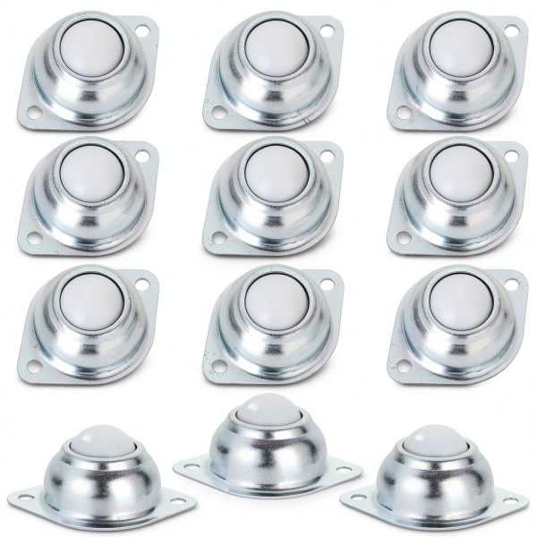 12PCS 1" Ball Bearing Rollers Nylon Transfer LANIAKEA 360 Wheel-0