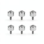 Ball Caster Roller Transfer Bearing - Conveyor Ball Transfer Appliance Caster Transmission 5/8 Inch M8,Thread Stem,Metal Industrial Bearing Steel & Carbon Steel,528 Lbs Total Load Capacity,Set of 6-0