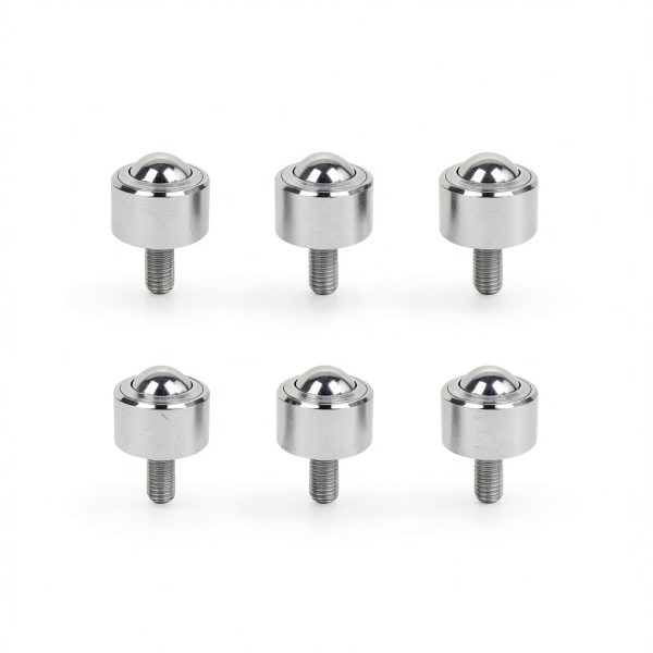 Ball Caster Roller Transfer Bearing - Conveyor Ball Transfer Appliance Caster Transmission 5/8 Inch M8,Thread Stem,Metal Industrial Bearing Steel & Carbon Steel,528 Lbs Total Load Capacity,Set of 6-0