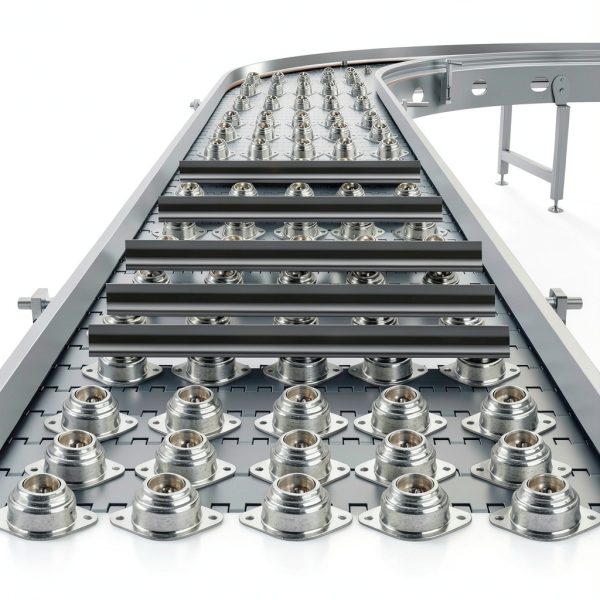Yarlung 20 Pack 1 Inch Roller Ball Transfer Bearings, Carbon Steel Swivel Ball Casters Two-Hole Screw Mounted Ball Transfer Unit for Roller Stand, Conveyor, Transmission-4