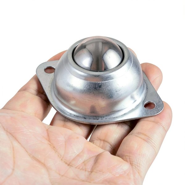32Pcs 1 inch Roller Ball Transfer Bearings HNBun 800lb Steel Casters-5