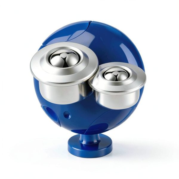 30 Pcs 5/8 Inch Roller Ball Transfer Bearings, Carbon Steel Round Ball Transfer Unit, Universal Rotation Roller Ball Casters for Conveyor, Roller Stand, Transmission (Cy-15h, 1.2 x 0.8 Inch)-6