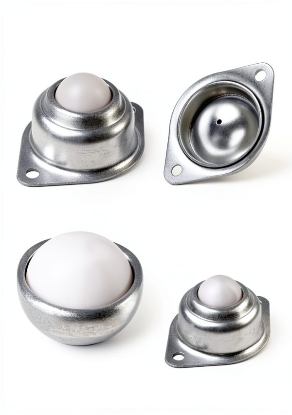 32Pcs 1 Inch Carbon Steel Ball Casters by AOKLIT for Conveyor,-1