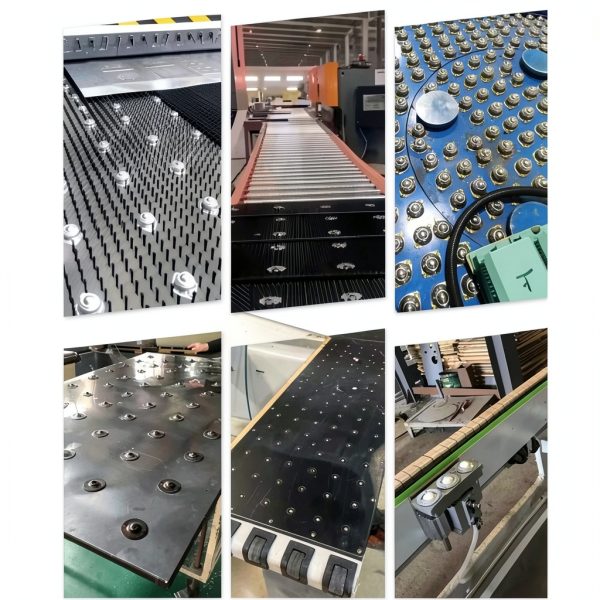 5/8" Ball Transfers Unit,10Pcs Metal Roller Ball Transfers,Load Capacity 55lbs,1" Dia Base, for Conveyor Roller Stand Transmission System-3