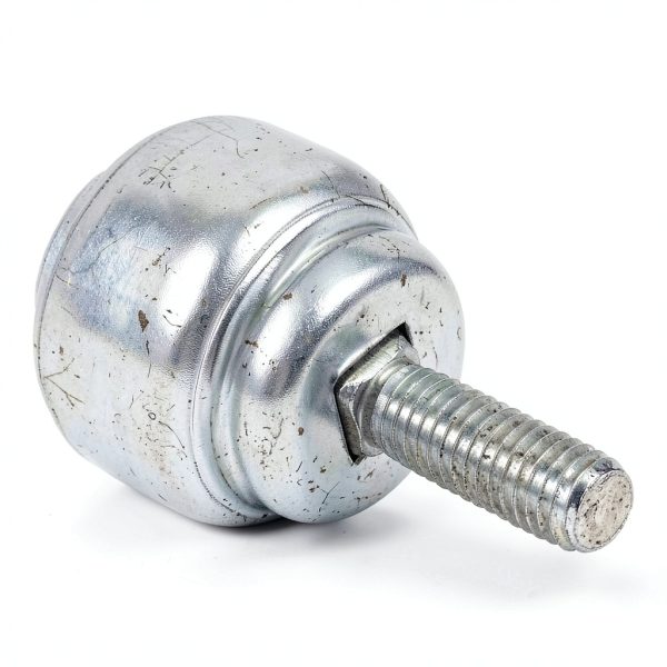Roller Ball Transfer Bearing Casters - 1 Inch M8 Ball Transfer Unit for Transmission,Stud Mounted,Thread Stem,Carbon Steel,616 Lbs Total Load Capacity,Set of 8-4
