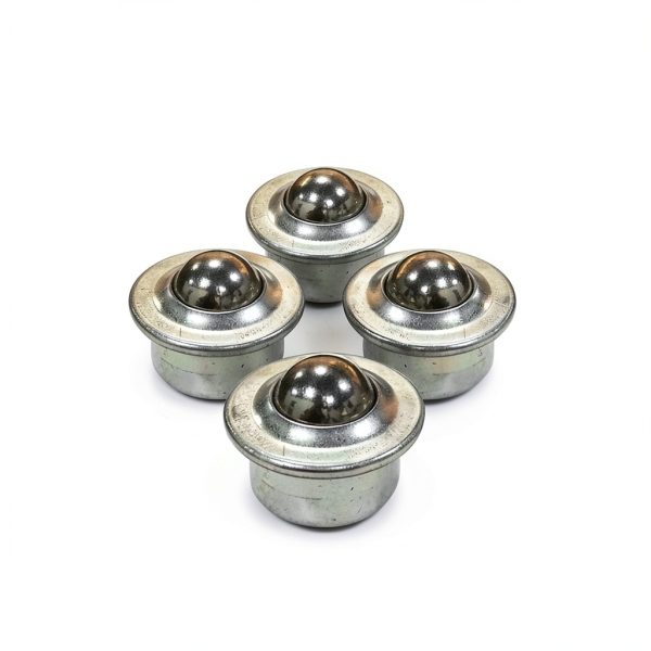 5/8" Ball Transfers Unit,10Pcs Metal Roller Ball Transfers,Load Capacity 55lbs,1" Dia Base, for Conveyor Roller Stand Transmission System-6