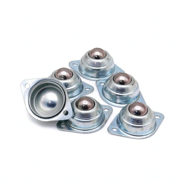 DGQ 5/8" Swivel Ball Caster Roller Transfers Set of 6 Swivel Ball Castor Furniture Trolley Screw Mounted Round Casters-2