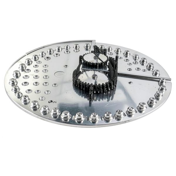 5/8" Ball Transfers Unit,10Pcs Metal Roller Ball Transfers,Load Capacity 55lbs,1" Dia Base, for Conveyor Roller Stand Transmission System-5