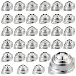 32Pcs 1 Inch Carbon Steel Ball Casters by AOKLIT for Conveyor,-0