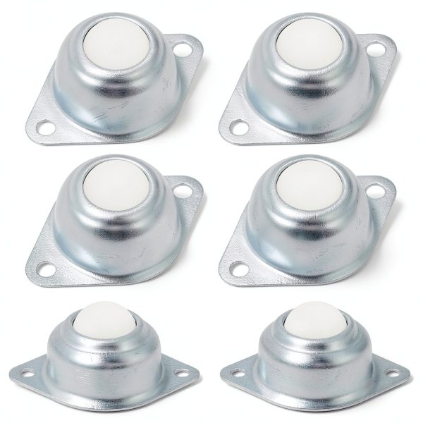 6 PCS 5/8" Nylon Roller Ball Transfer Bearings for Furniture,-0